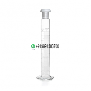 Measuring Cylinder with Interchangeable, Stopper Class-B for Science Lab