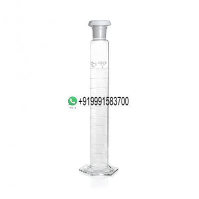 Measuring Cylinder with Interchangeable, Stopper Class-B for Science Lab