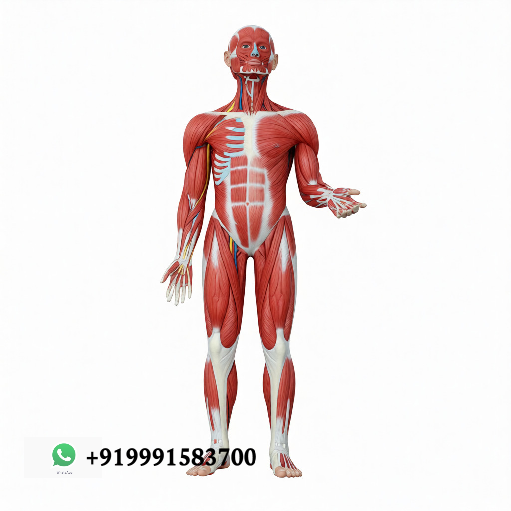 Human Muscular Figure Life Size 36 Parts for Biology Lab