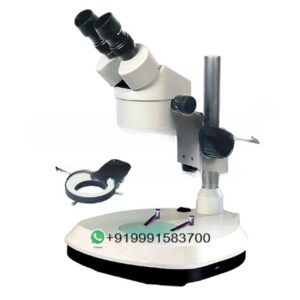 Zoom Stereo Trinocular Microscope for Science Lab
