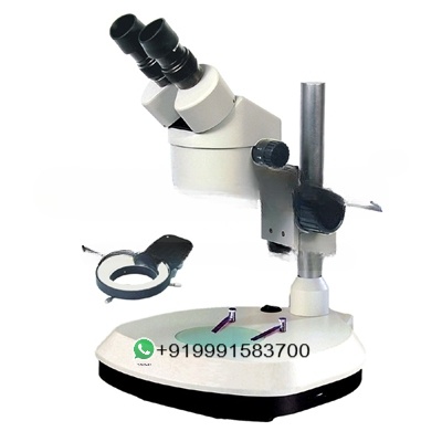 Zoom Stereo Trinocular Microscope for Science Lab