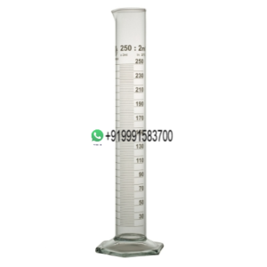 Measuring Cylinder with Hexagonal base, Class B for Science Lab