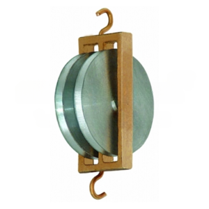 Pulley Double Parallel Metal for Physics Lab