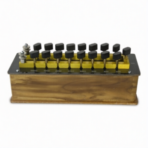 Resistance Box (Brass Contact Blocks) for Physics LabV