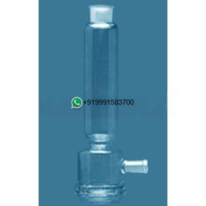 Gas Jar, with ground glass flat flange for Science Lab