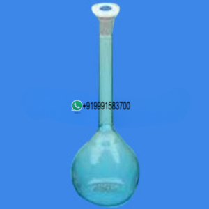 Volumetric Flask with one mark, Polythelene Stopper Class A for Science Lab
