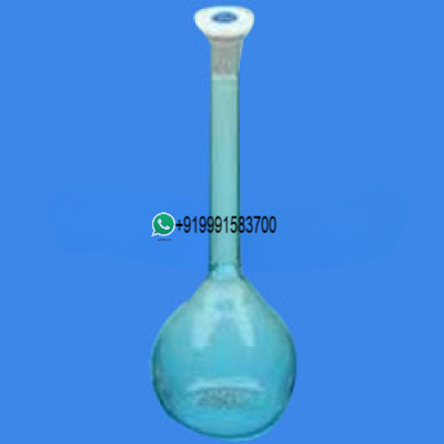 Volumetric Flask with one mark, Polythelene Stopper Class A for Science Lab