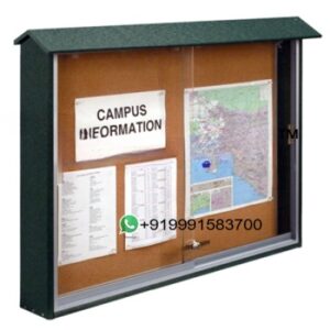 Outdoor Display Units Bulletin Board for Whiteboard Lab