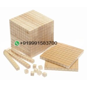 Wooden Base Ten Units for Maths Lab