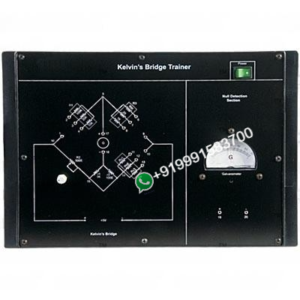 Kelvin`s Bridge Trainer for Electronics Teaching Labs