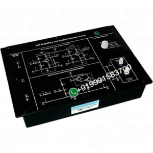BJT Ampilfiers and Emitter Follower Trainer for Electronics Teaching Labs
