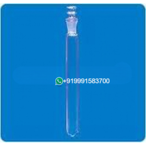 Test Tube Stoppered with interchageable stopper Plain for Science Lab