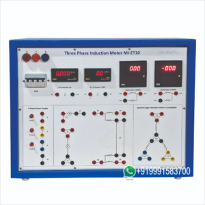 Three Phase Induction Motor Trainer
