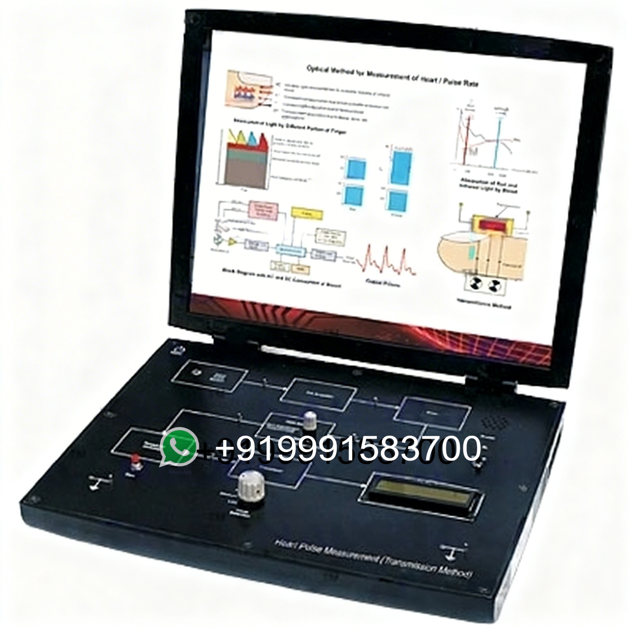 Heart/Pulse Rate Measurement Trainer for Bio Medical Teaching Labs