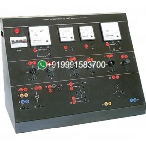Power Measurement by Two Wattmeter Method for Electrical Lab