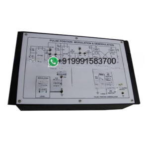 Pulse Position Modulation And Demodulation Trainer for Vocational Training and Didactic Labs