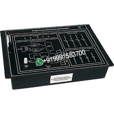 Single Phase Controlled Rectifier with Cosine Firing Scheme Trainer for Power Electronics Teaching Labs