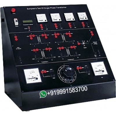 Sumpner`s Test of Two Single Phase Transformers for Electrical Engineering Teaching Labs