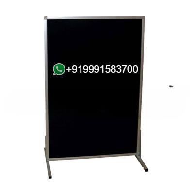 Upright blackboard with stand for Whiteboard Lab