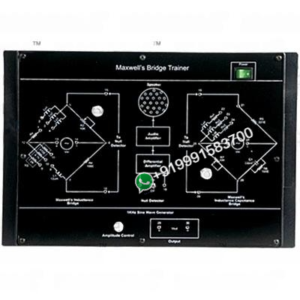 Maxwell`s Bridge Trainer for Electronics Teaching Labs