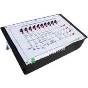 Binary to Decimal Encoder for Vocational Training and Didactic Labs