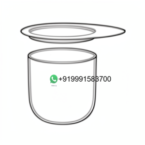 Platinum Crucible - Low Profiles Shape UA