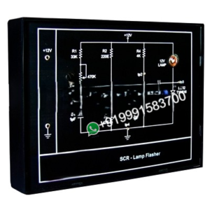SCR Lamp Flasher Trainer for Power Electronics Training Labs for Vocational Training and Didactic Labs