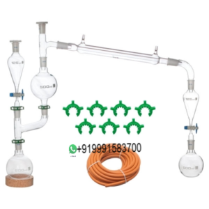 Steam distillation Kit (Glass steam Biomass Flask Essential Oil Extraction) India