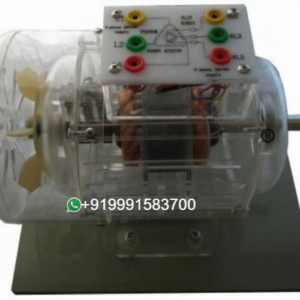 Transparent Universal Motor AC and DC Supply