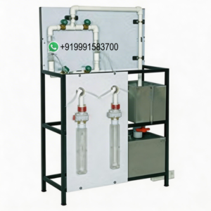 VENTURIMETER AND ORIFICE METER TEST RIG for engineering schools