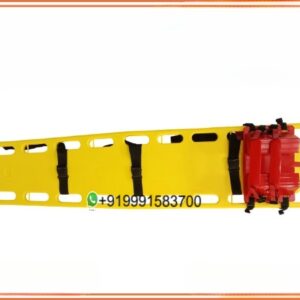 SPINE BOARD ADULT YELLOW WITH HEAD IMMOBILIZER