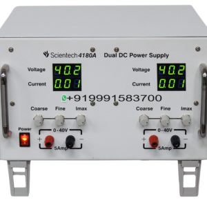 2 x 0 -40V/5A Dual DC Power Supply Scientech 4180A