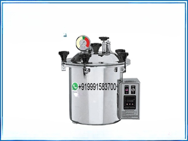 AUTOCLAVE WING NUT STAINLESS STEEL SEMI AUTOMATIC ELECTRIC