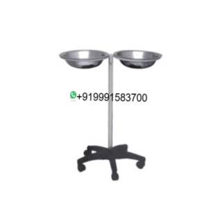 Bowl Stand Double Metal Base