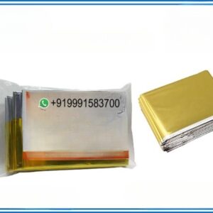 EMERGENCY BLANKET GOLD & SILVER