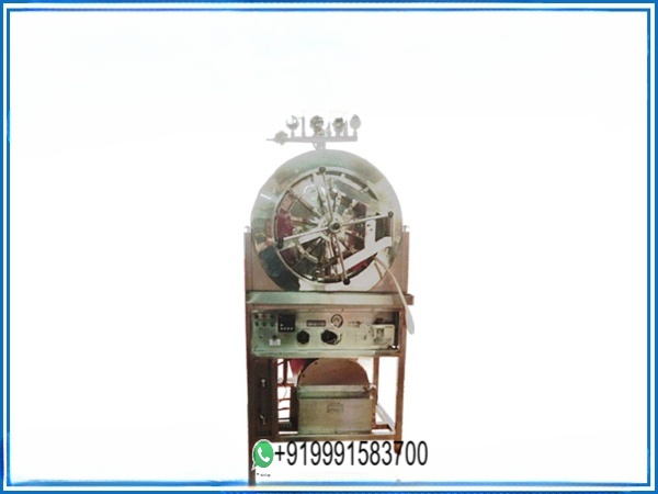 HORIZONTAL AUTOCLAVE HIGH PRESSURE CYLINDRICAL DELUXE