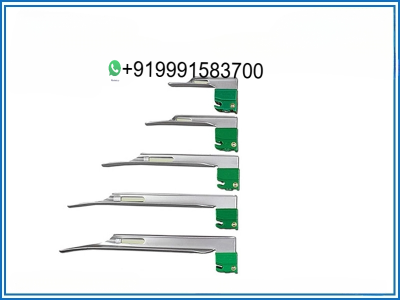 LARYNGOSCOPE BLADE MILLER FIBER OPTIC DISPOSABLE