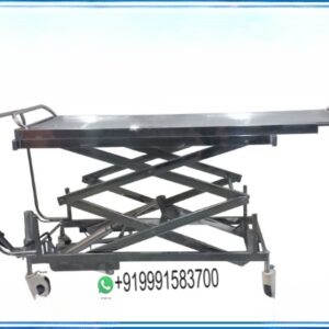 MORTUARY TROLLEY HEIGHT ADJUSTABLE