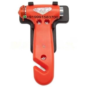 Safety Glass Breaker Hammer with Belt Cutter
