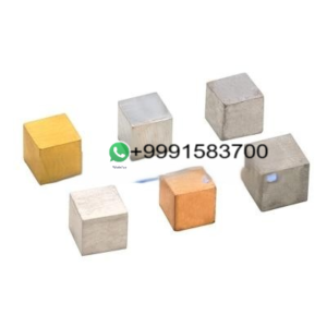 School Science Lab Metal Density Cubes Set of 6