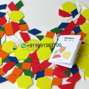 School Science Lab Pattern Block Math Puzzle Kit