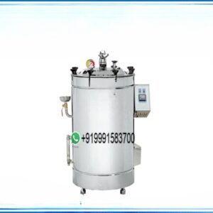 VERTICAL AUTOCLAVE DOUBLE WALL SEMI AUTOMATIC