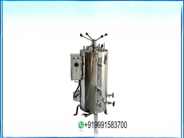 VERTICAL AUTOCLAVE TRIPLE WALL STAINLESS STEEL