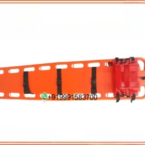 SPINE BOARD ADULT ORANGE WITH HEAD IMMOBILIZER