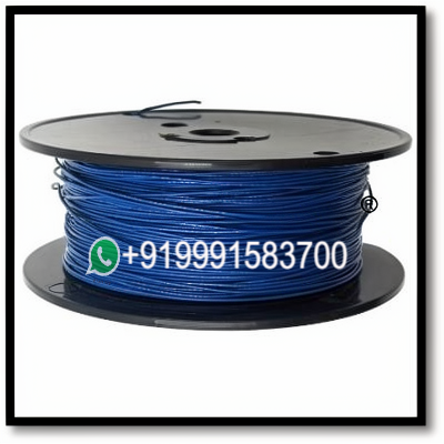 22 AWG Light Blue Solid Tinned-Copper Hook-Up Wire