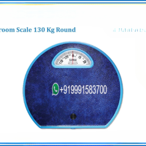 BATHROOM SCALE 130 KG ROUND