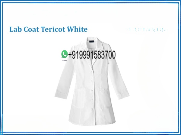 LAB COAT TERICOT WHITE