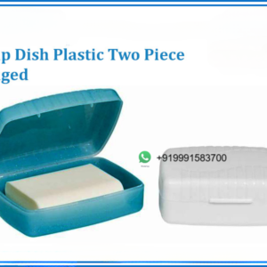 Soap Dish Plastic Two Piece Hinged